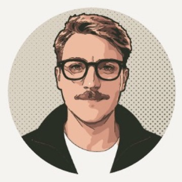 JP, illustrated portrait